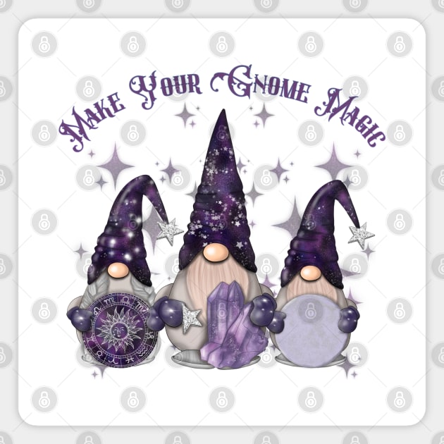 Make Your Gnome Magic Magnet by Kylie Paul